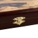 Wooden backgammon large with checkers, board game "Dog", 60 x 60 cm