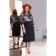 Women's dress, size 58, blue color