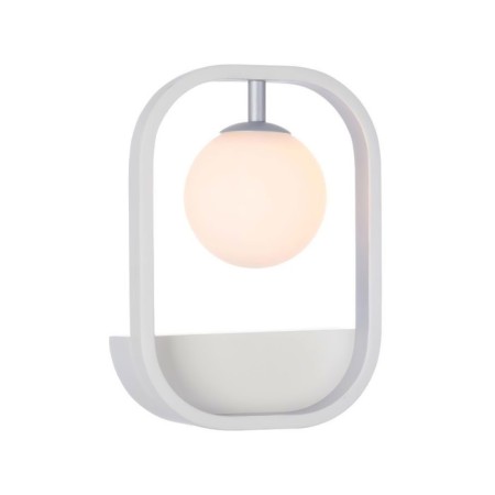 Bra Avola 1x40W G9 White, silver 17.8x7.3x25cm
