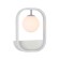 Bra Avola 1x40W G9 White, silver 17.8x7.3x25cm