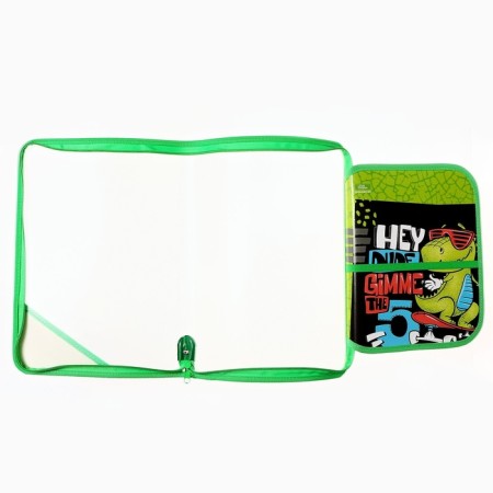 Labor folder A4, 325 x 230 x 25 mm, lightning around, folding bar, plastic, PTR-1, calligrata "Dino Skate"-5