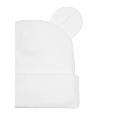 Children's cap Amarobaby Nature Essence Bear, size 42-44, Milk color-2