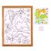 Set for creativity: engraving and coloring voluminous from plastic "Funny giraffe"