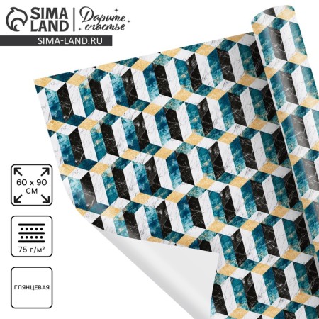 Paper Packe Glossy "Mosaika", 60 x 90 cm