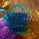 Lafifa fruit basket aluminum, 27x27x13 cm