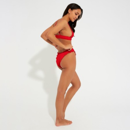 Female Separate Minaku swimsuit with assemblies Red color, size 48-5