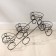 Flower stand "Fialka-4", d = 16 cm, black color