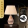 Traffic lamp with lampshade Risalux "Jisela", E14, 40 W, 28 × 28 × 39 cm