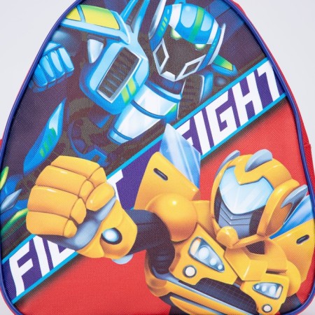Baby backpack for the boy "Robots", 23x20.5 cm, lightning department-2
