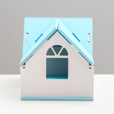 House for rodents "Bay", blue 23 x 15 x 15 cm-2