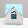 House for rodents "Bay", blue 23 x 15 x 15 cm