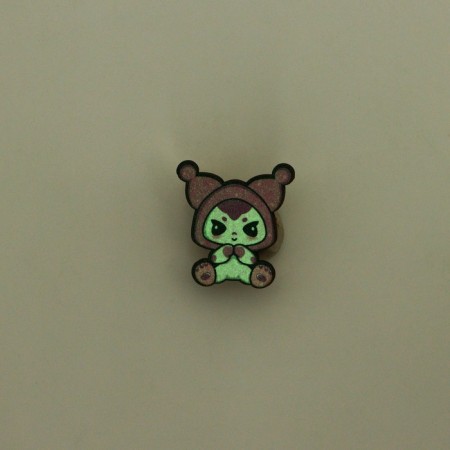 Fluorescent icon "Cheeky", 3.1 x 3.3 cm-4