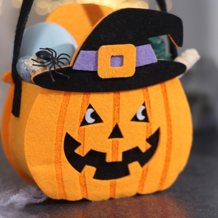 Decorative basket "Halloween" 6 × 14 × 20 cm-2
