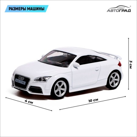 Metal machine Audi TT Coupe, 1:43, white color-1