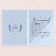 Folder for the birth certificate "Diplon" Blue Bant, A5