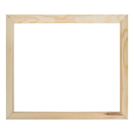 Frame for paintings (mirrors) 40 x 50 cm, profile 37 x 18 mm, emma, unpainted wood (suitable for decoration)-1