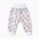 Children's sliders "Antoshka", pink/zebra color, height 62