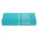 Terry towel “Linda”, 420 g, size 70x140 cm, turquoise color