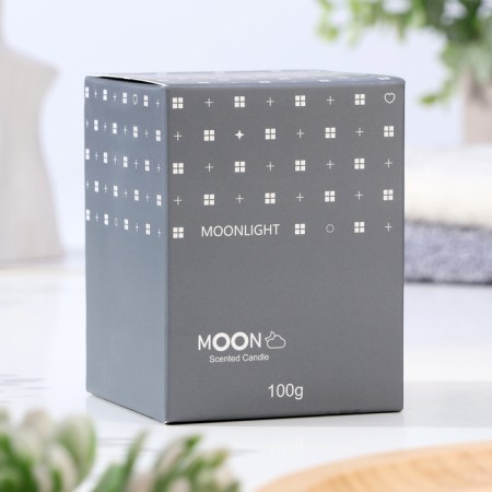 Aromatic candle in a glass "Moon", forest, small-2