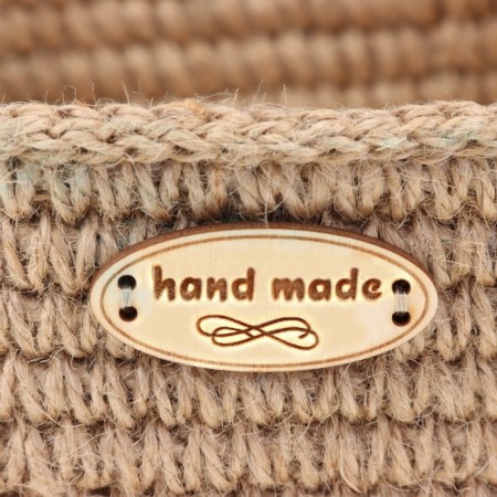 Storage basket, square, jute-4