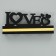 Bra "Love" LED 4000K 12W black 38x20x4cm