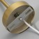 Bra "Trinik" E27 40W gold 10x10x35-135cm