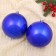 Set of balls plastic D-10 cm, 2 pcs "gloss" blue