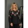 Female blouse, size 54, black color