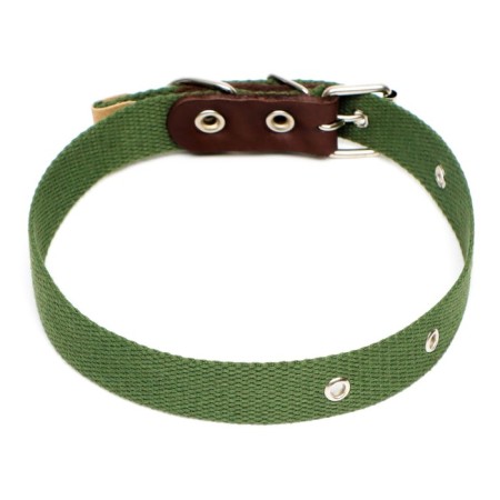 The tarpaulin collar single-layer, 60.5 x 2.5 cm, Osh 30-55 cm, dark green-4