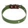 The tarpaulin collar single-layer, 60.5 x 2.5 cm, Osh 30-55 cm, dark green