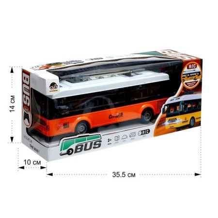 Radio -controlled “City” trolleybus, doors open, light effects-7