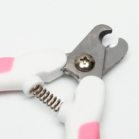 Coogers of the side with non-losing handles, medium, hole 9 mm, white-pink-1