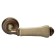 Door handle MH-41-Classic Omb/Ch "Umberto", color old matte bronze, champagne