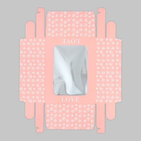 Gift box, packaging, "love" 16.5 x 12.5 x 5 cm-5