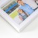 Photo frame plastic in 6 photos 10x15 cm "African lily" white 36x49 cm