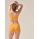 Women's Boxers with high waist shorts vita alta, size 44-46, mango color