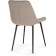 Chair on the Grass -Karkas Goyar Metal/velor, black/beige 51x61x82 cm