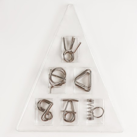 Metal puzzle "Advent calendar" New Year's snakes-3