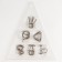 Metal puzzle "Advent calendar" New Year's snakes