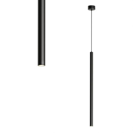 DK4303-BK suspended lamp with built-in LED Glingor, IP20, 5W, 3000K, Black, aluminum
