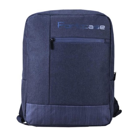 A backpack, a lightning department, mount on a suitcase, blue color-1