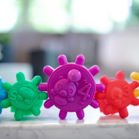 Developing Baby Einstein toy "Multi -colored gears"-7