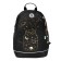 School backpack, 38 x 28 x 18 cm, Grizzly, ergonomic back, laptop department, black