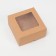 The box is folding, the lid is, with the window, craft, 10 x 10 x 5 cm