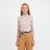 Women's turtleneck Minaku: Basic Line, beige color, size 42