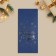 Gift envelope, Happy New Year, embossing, designer paper, 11 x 22 cm, New Year