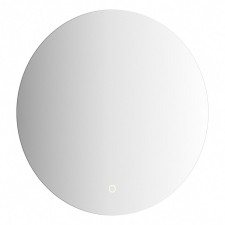 Зеркало с DEFESTO LED-подсветкой 12 Вт, 50х50 см, сенсорный выключатель, тёплый белый свет