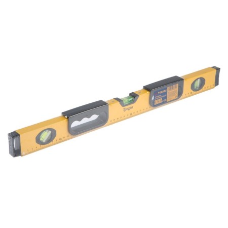 Level aluminum magnetic tundra, ergonomic pens, 3 eyes, 600 mm-6