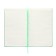 Notepad A5 "Snow Mint", 96 sheets, in a ruler, solid cover, artificial leather, elastic band, pocket, lies, tinted block