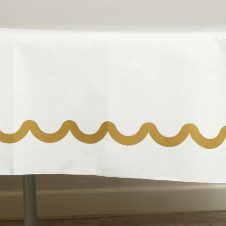 Golden thread tablecloth, 120x180 cm-4
